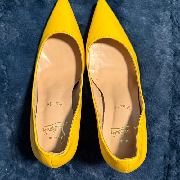 Christian Louboutin Sunny Yellow Heels - Picture 6 of 6